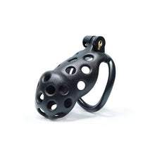 Load image into Gallery viewer, Black Hole Mamba Chastity Cage Kit 1.77 To 4.13 Inches Long 2026 Edition kit details
