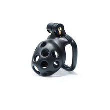 Load image into Gallery viewer, Black Hole Mamba Chastity Cage Kit 1.77 To 4.13 Inches Long 2026 Edition detail view
