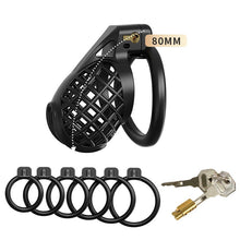 Load image into Gallery viewer, Black Mesh ABS Chastity Cage
