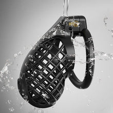 Load image into Gallery viewer, Black Mesh ABS Chastity Cage
