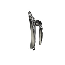 Load image into Gallery viewer, Side illustration showing the Black Spade flat plate and base frame
