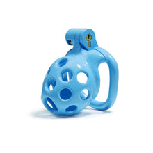 Load image into Gallery viewer, Blue Hole Mamba Chastity Cage Kit 1.77 To 4.13 Inches Long 2026 Edition detail view
