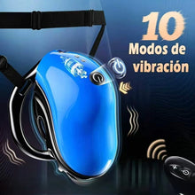 Load image into Gallery viewer, Blue App-Controlled Vibrating Chastity Cage
