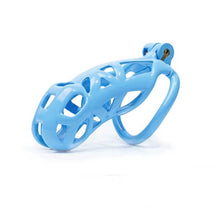 Load image into Gallery viewer, Blue Mamba Chastity Cage Kit 1.77 To 4.13 Inches Long 2026 Edition material close-up
