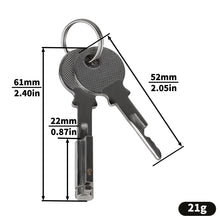 Load image into Gallery viewer, Butterfly Flat Chastity Lock - 9
