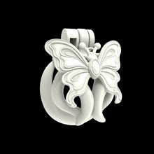Load image into Gallery viewer, Butterfly Wing Resin Chastity Cage
