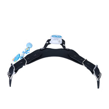 Load image into Gallery viewer, Black belt rear strap view
