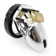 Load image into Gallery viewer, CB Plastic Restraint Silver Chastity Device
