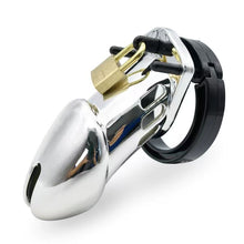 Load image into Gallery viewer, CB Plastic Restraint Silver Chastity Device
