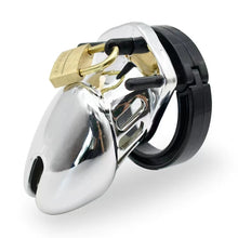 Load image into Gallery viewer, CB Plastic Restraint Silver Chastity Device
