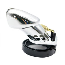 Load image into Gallery viewer, CB Plastic Restraint Silver Chastity Device
