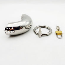 Load image into Gallery viewer, Stainless Steel Double Curved Chastity Cage 5
