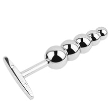 Load image into Gallery viewer, CC91 New Metal Anal Toy Stainless Steel Butt Plug Booty anal Beads Drop
