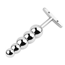 Load image into Gallery viewer, CC91 New Metal Anal Toy Stainless Steel Butt Plug Booty anal Beads Drop
