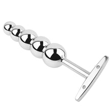 Load image into Gallery viewer, CC91 New Metal Anal Toy Stainless Steel Butt Plug Booty anal Beads Drop
