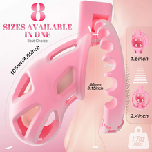 Load image into Gallery viewer, Adjustable Pink Chastity Cage
