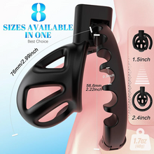 Load image into Gallery viewer, Adjustable Pink Chastity Cage
