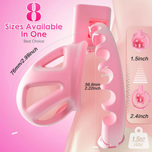 Load image into Gallery viewer, Adjustable Pink Chastity Cage
