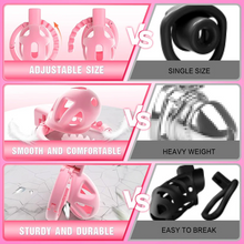 Load image into Gallery viewer, Adjustable Pink Chastity Cage
