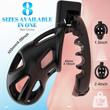 Load image into Gallery viewer, Adjustable Pink Chastity Cage
