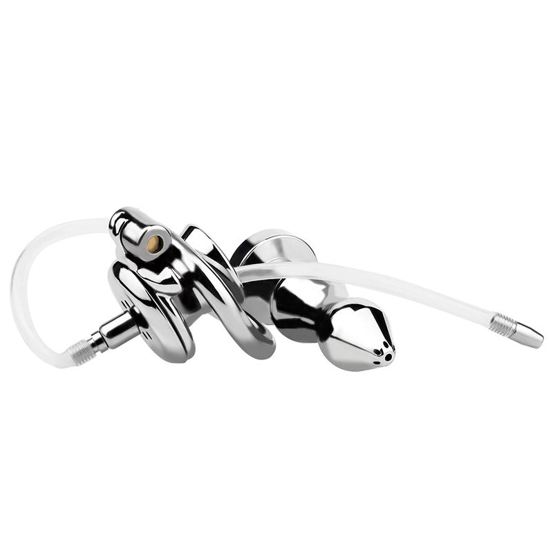 Special Chastity Cage With Butt Plug CHASTITY CAGE CO Special Chastity Cage With Butt Plug CHASTITY CAGE CO