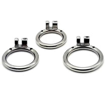 Load image into Gallery viewer, Stainless Steel Round/Arc Chastity Ring
