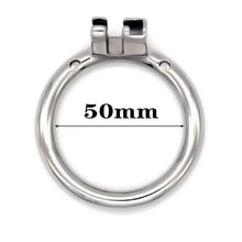 Load image into Gallery viewer, Stainless Steel Round/Arc Chastity Ring
