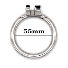 Load image into Gallery viewer, Stainless Steel Round/Arc Chastity Ring
