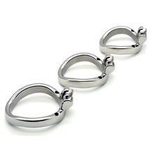 Load image into Gallery viewer, Stainless Steel Round/Arc Chastity Ring
