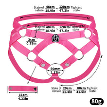 Load image into Gallery viewer, Chastity Strap For Men dimensions showing 48cm, 120cm, 18.9in
