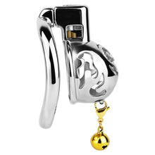 Lade das Bild in den Galerie-Viewer, Cloud Bell Metal Chastity Cage S cage side profile
