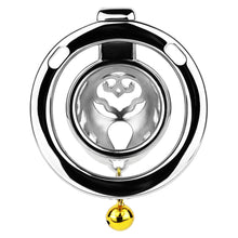 Lade das Bild in den Galerie-Viewer, Cloud Bell Metal Chastity Cage L cage rear opening and base ring
