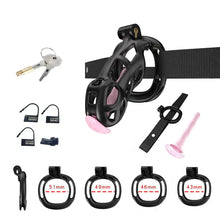 Load image into Gallery viewer, Cobra Chastity Set With Belt
