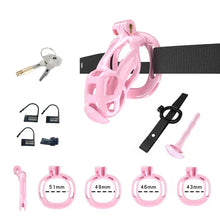 Load image into Gallery viewer, Cobra Chastity Set With Belt
