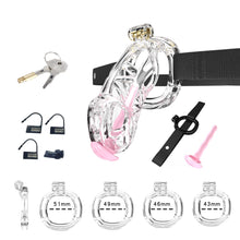 Load image into Gallery viewer, Cobra Chastity Set With Belt
