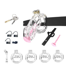 Load image into Gallery viewer, Cobra Chastity Set With Belt
