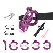 Load image into Gallery viewer, Cobra Chastity Set With Belt
