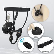 Load image into Gallery viewer, Compact Silicone and ABS Vibrating Chastity Cage
