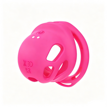 Load image into Gallery viewer, Compact Silicone and ABS Vibrating Chastity Cage

