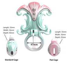 Load image into Gallery viewer, Coral Whisper Sculpted Chastity Cage
