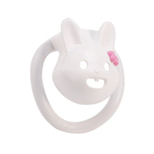 Load image into Gallery viewer, Flower-Adorned Rabbit Resin Chastity Cage
