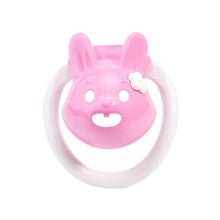 Load image into Gallery viewer, Flower-Adorned Rabbit Resin Chastity Cage
