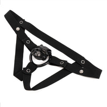 Lade das Bild in den Galerie-Viewer, Cyber Panther cage with six strap rings and three-way belt
