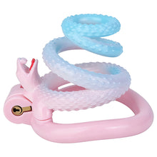 Load image into Gallery viewer, Snake Scale Resin Chastity Cage with Optional Belt
