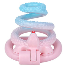 Load image into Gallery viewer, Snake Scale Resin Chastity Cage with Optional Belt
