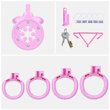 Load image into Gallery viewer, Gem-Accented Flat ABS Chastity Cage
