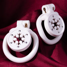 Load image into Gallery viewer, Gem-Accented Flat ABS Chastity Cage
