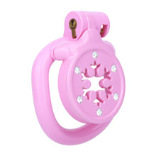 Load image into Gallery viewer, Gem-Accented Flat ABS Chastity Cage
