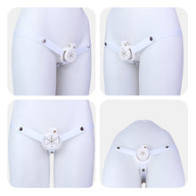 Load image into Gallery viewer, Gem-Accented Flat ABS Chastity Cage

