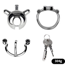 Load image into Gallery viewer, Dolphin Chastity Cage With PA Piercing -8
